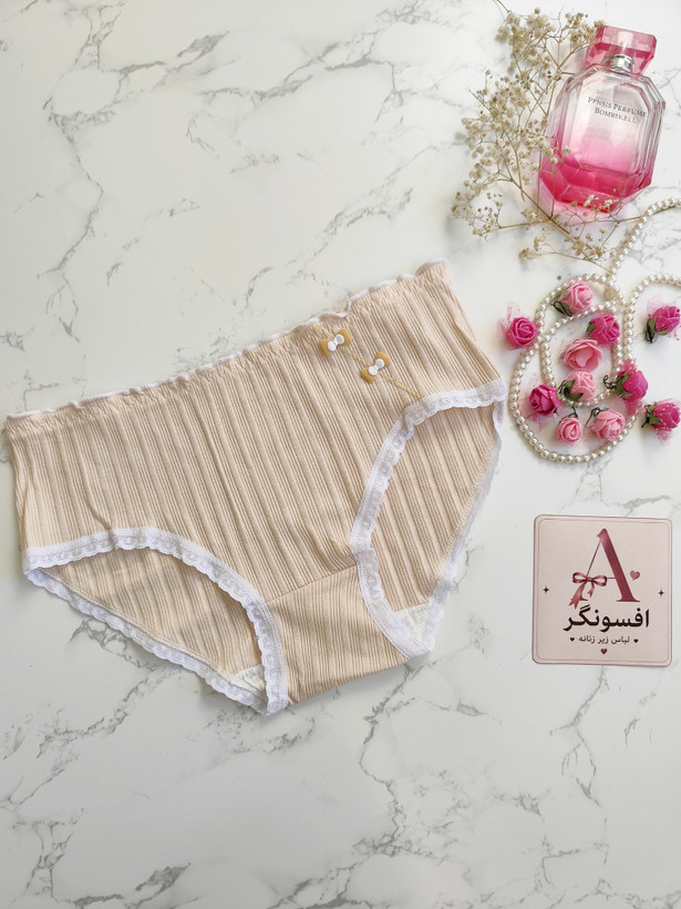 شورت نخ پنبه پاپیونی فری سایز وارداتی