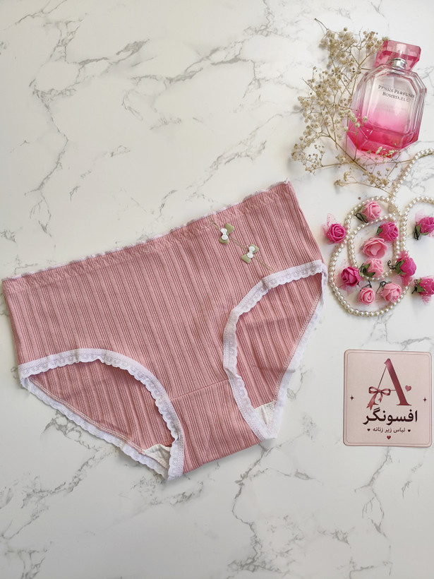 شورت نخ پنبه پاپیونی فری سایز وارداتی